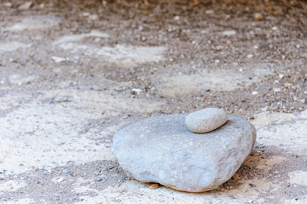 Mexico-Baja California Sur-Sierra de San Francisco. A grinding tool (matate) in Cueva Fleche. art print by Fredrik Norrsell for $57.95 CAD