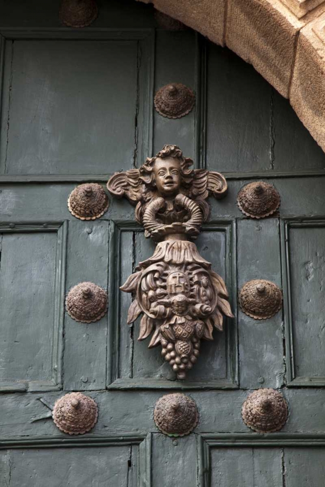 Peru, Cuzco Door detail of a Jesuit church art print by Wendy Kaveney for $57.95 CAD