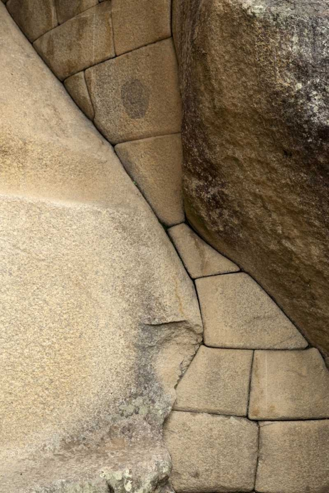 Peru, Machu Picchu Temple of the Sun stonework art print by Wendy Kaveney for $57.95 CAD
