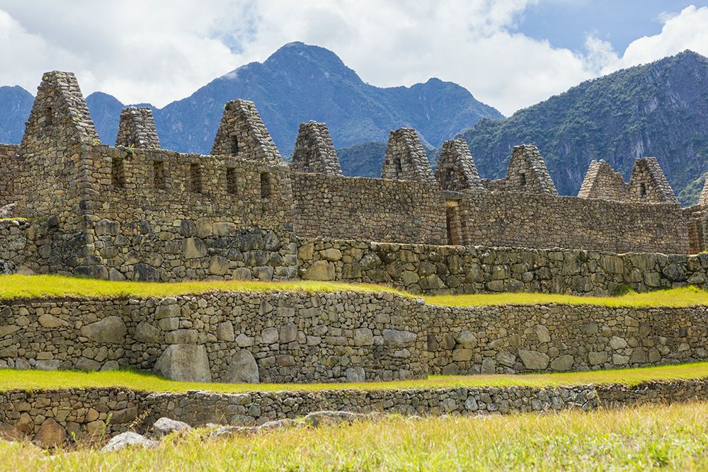 Details of ancient Inca buildings, Machu Picchu, Peru art print by Ken Archer for $57.95 CAD