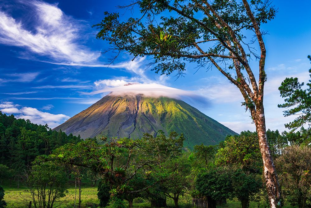 Arenal Volcano, Arenal Volcano National Park, Alajuela Province, Costa Rica art print by Russ Bishop for $57.95 CAD