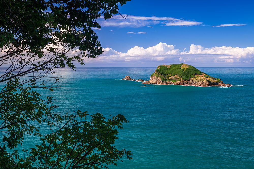 Isla Olocuilta from the Punta Serrucho viewpoint, Manuel Antonio National Park, Quepos, Costa Rica art print by Russ Bishop for $57.95 CAD