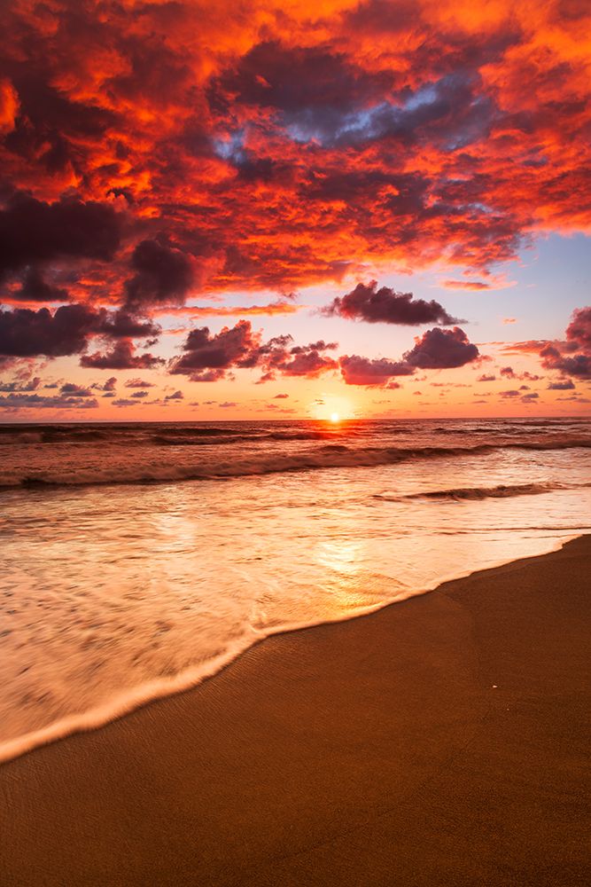 Sunset at Playa Matapalo, Puntarenas Province, Costa Rica art print by Russ Bishop for $57.95 CAD