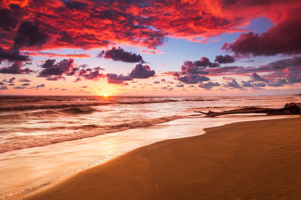 Sunset at Playa Matapalo, Puntarenas Province, Costa Rica art print by Russ Bishop for $57.95 CAD