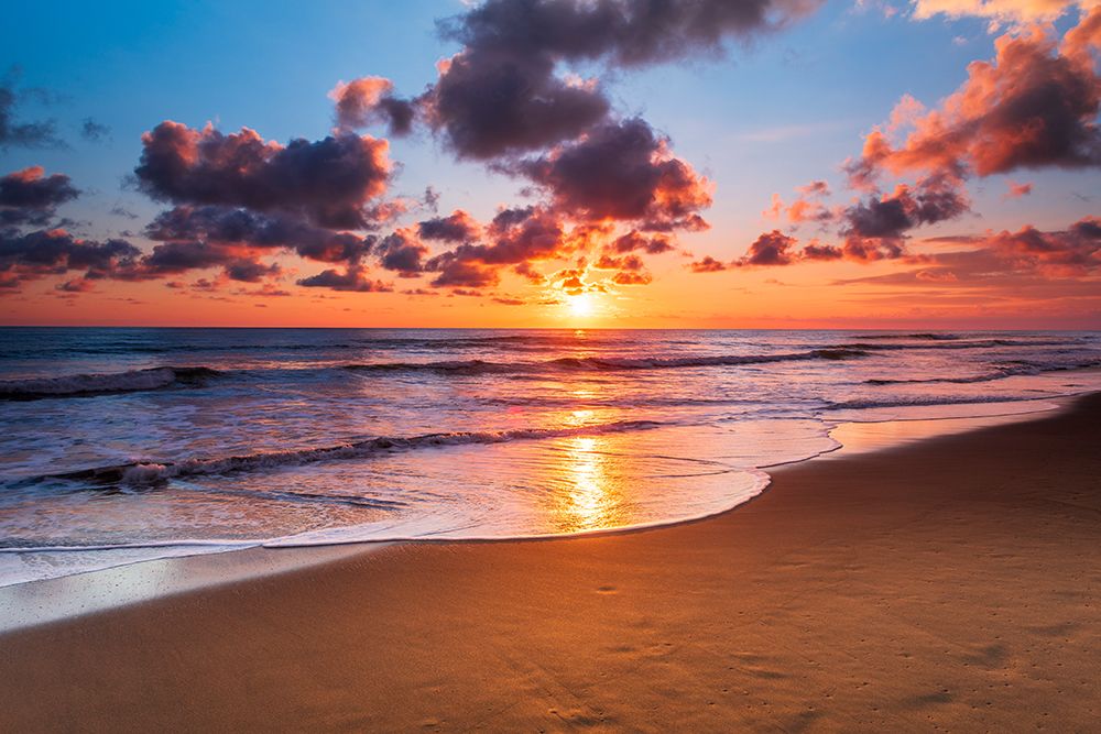 Sunset at Playa Matapalo, Puntarenas Province, Costa Rica art print by Russ Bishop for $57.95 CAD