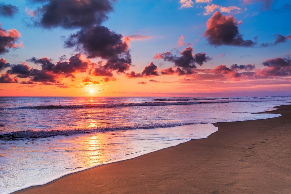 Sunset at Playa Matapalo, Puntarenas Province, Costa Rica art print by Russ Bishop for $57.95 CAD