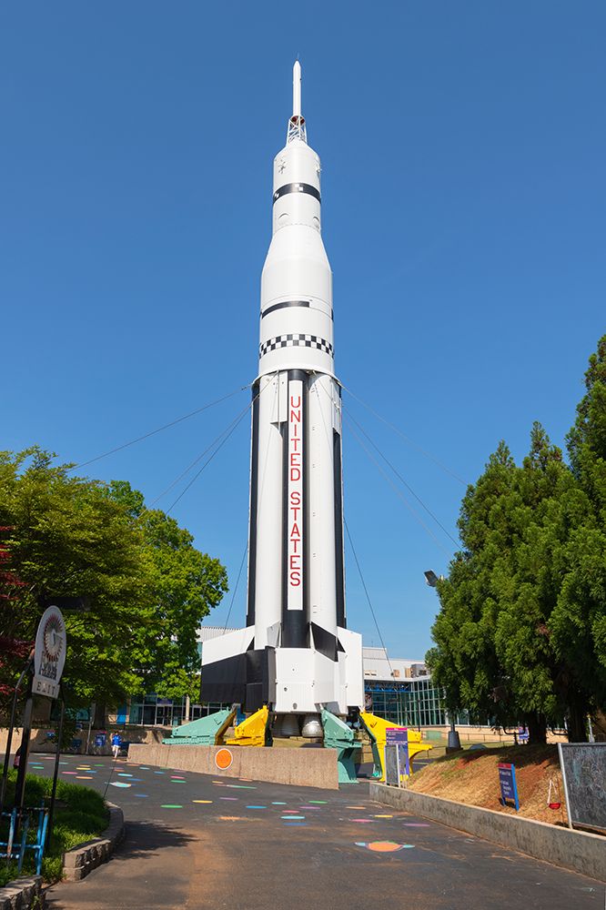 Saturn I Block II Rocket-US Space and Rocket Center-Huntsville-Alabama art print by Alan Majchrowicz for $57.95 CAD