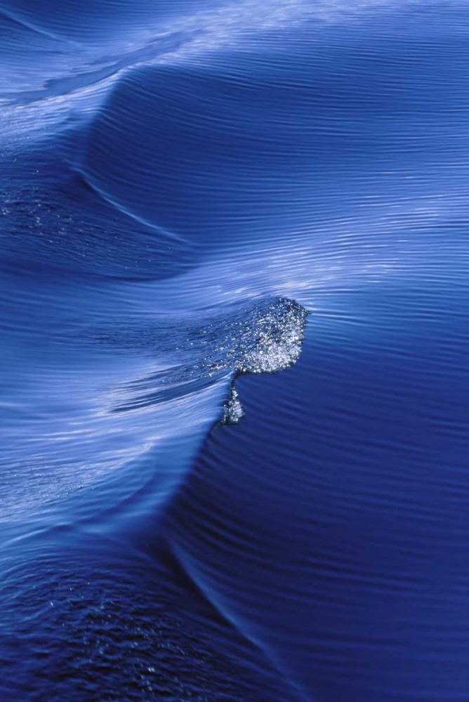 AK, Inside Passage, Pattern from wake behind boat art print by Nancy Rotenberg for $57.95 CAD