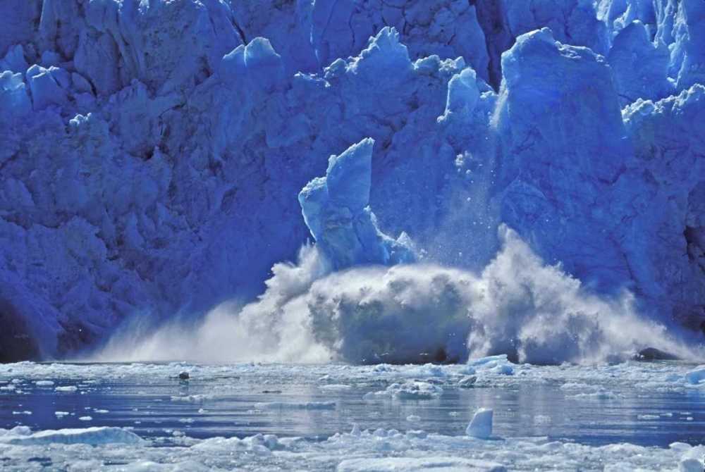 AK, Juneau Part of South Sawyer Glacier falling art print by Josh Anon for $57.95 CAD