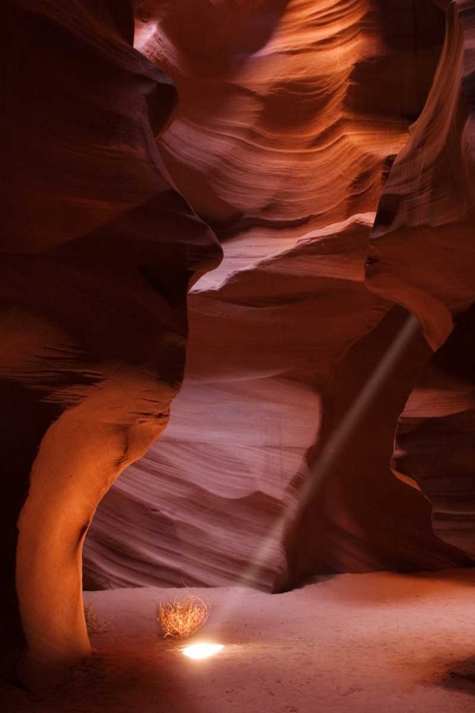 AZ, Page Sunbeam shining into Antelope canyon art print by Wendy Kaveney for $57.95 CAD