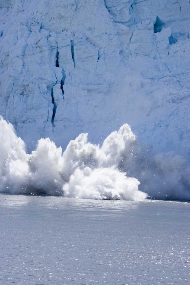 AK, Glacier Bay NP Ice calving of the Glacier art print by Don Paulson for $57.95 CAD