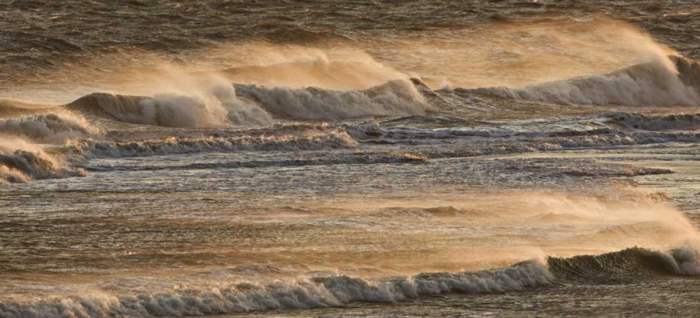 AK, Kachemak Bay Breaking waves at sunset art print by Don Grall for $57.95 CAD