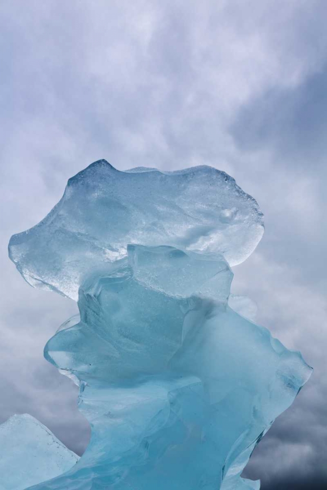 AK, Glacier Bay NP Ice formation and clouds art print by Don Paulson for $57.95 CAD