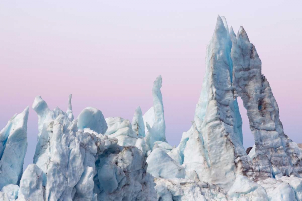AK, Glacier Bay Margerie Glacier ice formations art print by Don Paulson for $57.95 CAD