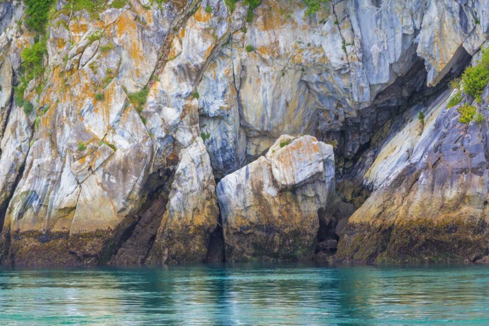 Alaska, Glacier Bay NP Cliff and seawater art print by Don Paulson for $57.95 CAD