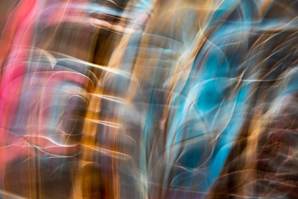 Alaska-Juneau Blur of clothing worn by native Americas art print by Jaynes Gallery for $57.95 CAD