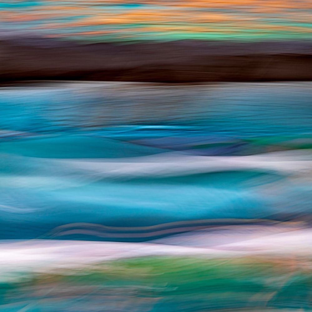 Alaska-Juneau Abstract of sunset on ocean art print by Jaynes Gallery for $57.95 CAD