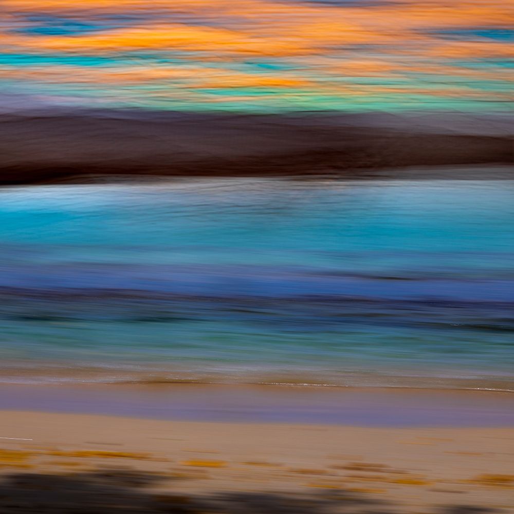 Alaska-Juneau Abstract sunset over ocean art print by Jaynes Gallery for $57.95 CAD