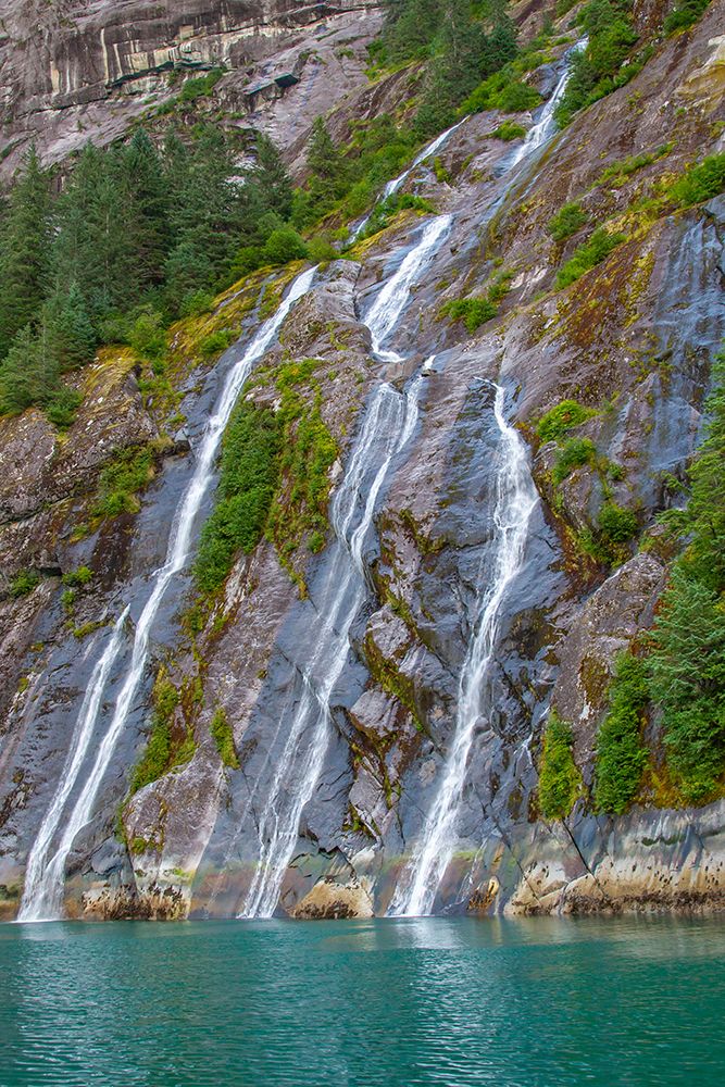 USA-Alaska-Tongass National Forest Landscape with Fords Terror waterfall art print by Jaynes Gallery for $57.95 CAD