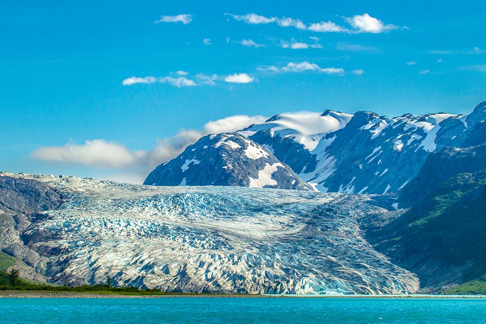 USA-Alaska-Glacier Bay National Park Mountain and Reid Glacier art print by Jaynes Gallery for $57.95 CAD