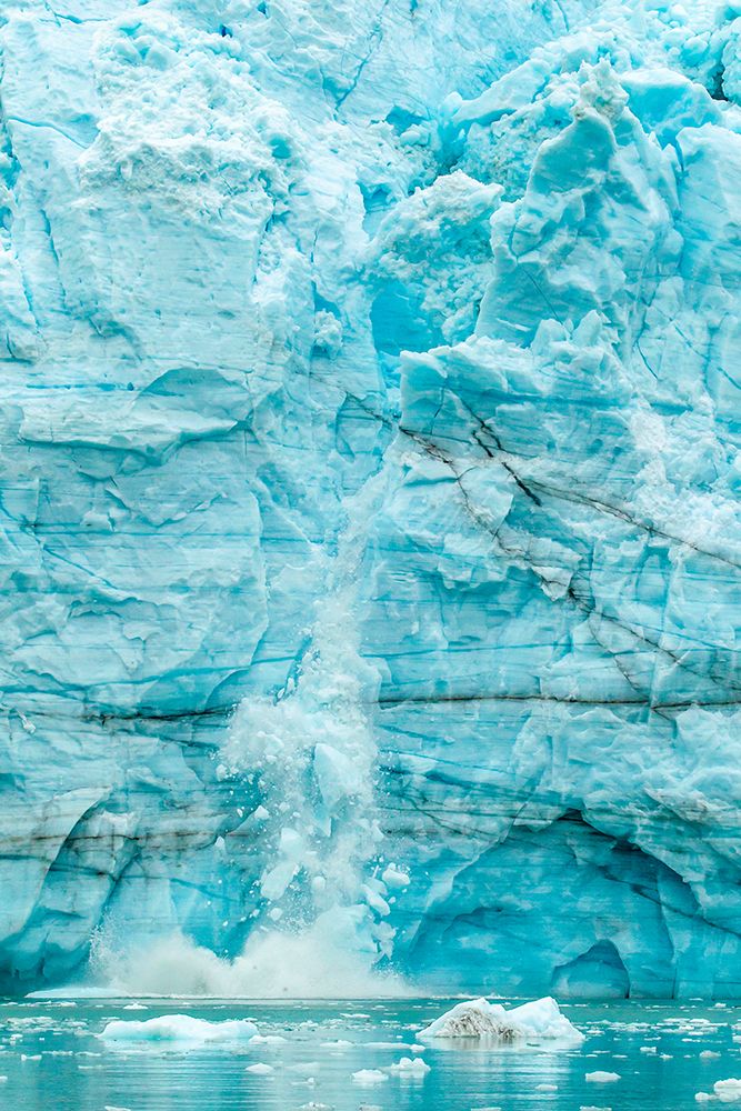 USA-Alaska-Glacier Bay National Park Margerie Glacier calving art print by Jaynes Gallery for $57.95 CAD