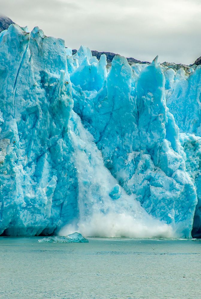 USA-Alaska-Tongass National Forest Dawes Glacier calving in Endicott Arm water art print by Jaynes Gallery for $57.95 CAD