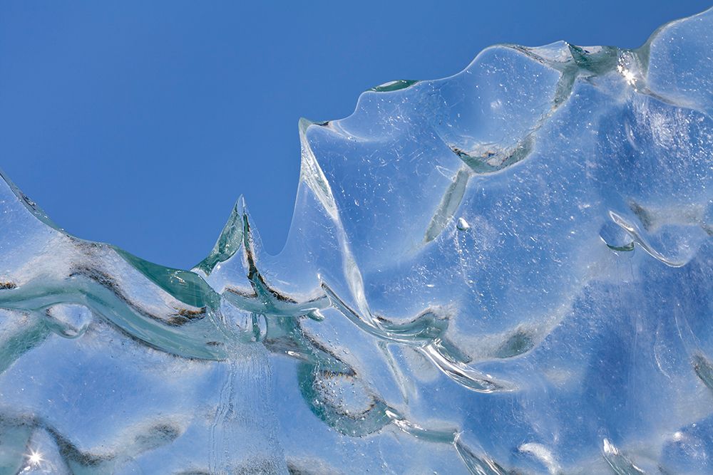 USA, Alaska, Glacier Bay National Park. Close-up of ice from McBride Glacier. art print by Jaynes Gallery for $57.95 CAD