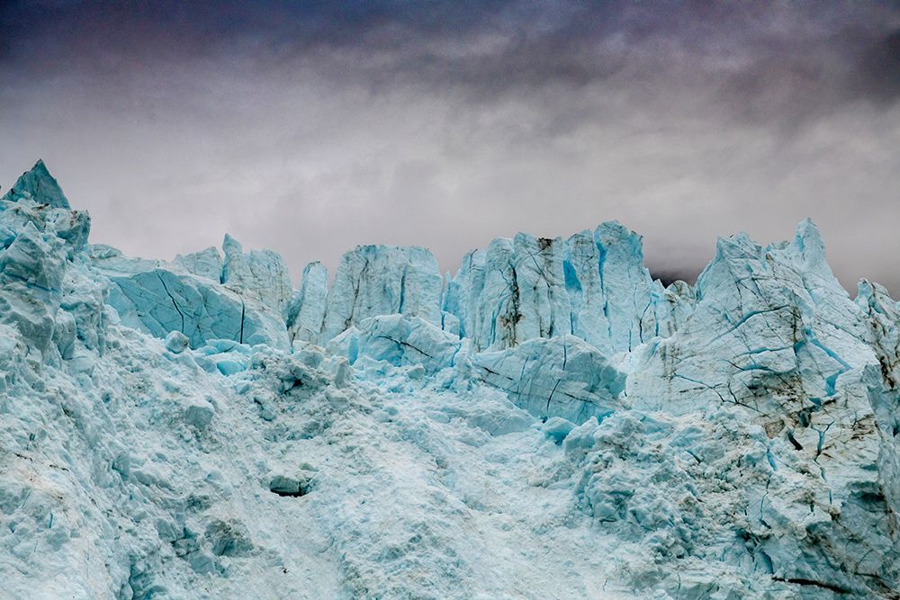 Blue ice characterizes the face of Margerie Glacier. art print by Betty Sederquist for $57.95 CAD