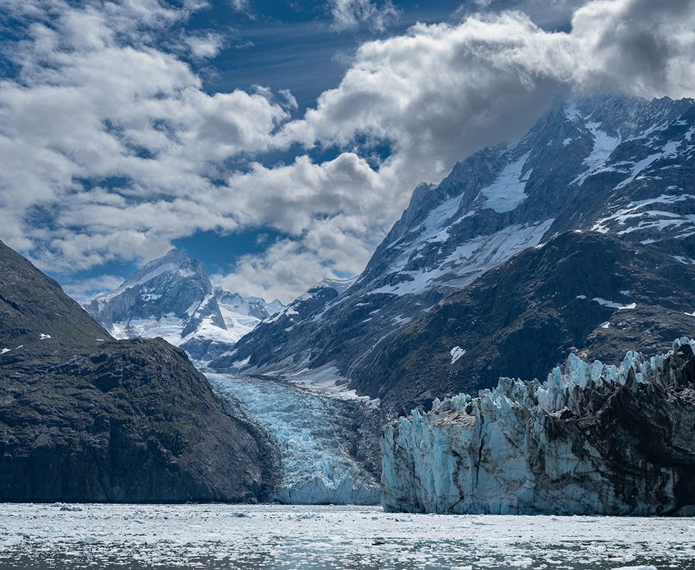 High mountains surrounding Johns Hopkins Inlet generate numerous glaciers. art print by Betty Sederquist for $57.95 CAD