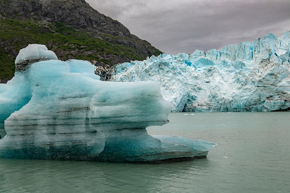 Icebergs from Margerie Glacier slowly melt into Glacier Bay. art print by Betty Sederquist for $57.95 CAD
