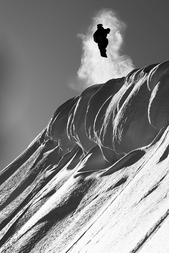 Professional snowboarder, Marko Grilc, in the Chugach mountains near Haines, Alaska, Winter (MR) art print by Design Pics for $57.95 CAD