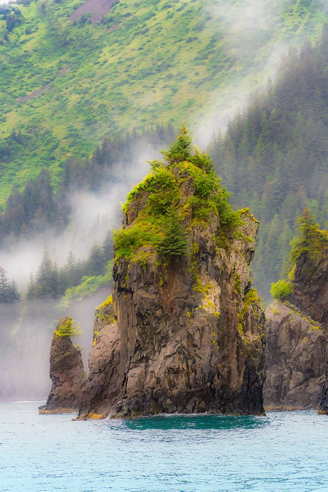 Alaska- Kenai Peninsula. Scenic landscape of the rocky coast. art print by Janet Muir for $57.95 CAD