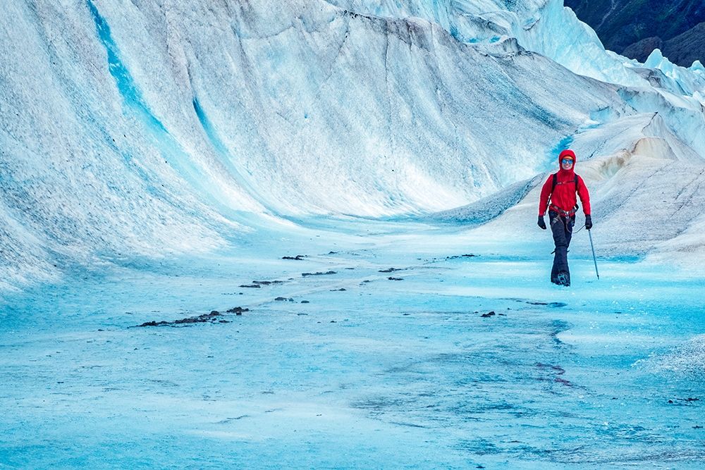 Trekking-Mendenhall Glacier-Juneau-Alaska art print by Jim Engelbrecht for $57.95 CAD