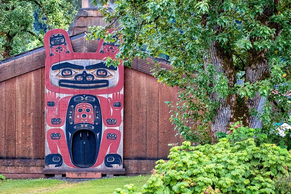 Tinglit clan house-Wrangell-Alaska-USA art print by Jim Engelbrecht for $57.95 CAD