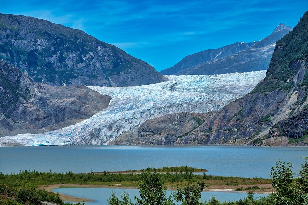 Mendenhall Glacier and lake-Juneau-Alaska-USA art print by Jim Engelbrecht for $57.95 CAD