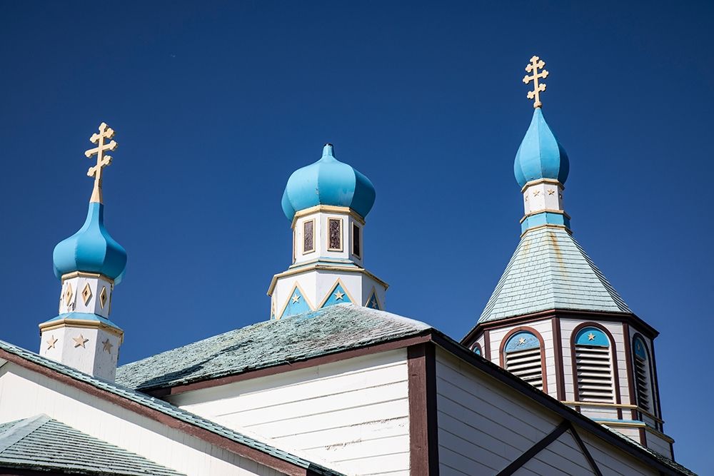 Russian Church-Holy Assumption or the Virgin Mary-Kenai Peninsula-Alaska art print by Jolly Sienda for $57.95 CAD