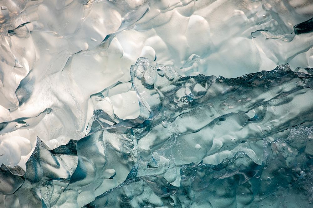 Alaska-Tracy Arm-Deep blue-green iceberg floating near face of South Sawyer Glacier in Tracy Arm art print by Paul Souders for $57.95 CAD