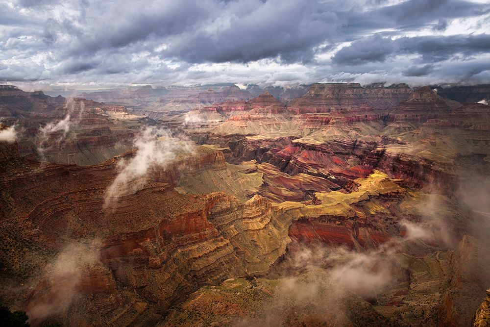 Mist and clouds, Grand Canyon National Park, Arizona art print by Adam Jones for $57.95 CAD