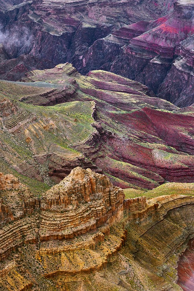 Rugged pattern cut by Colorado River, Grand Canyon National Park, Arizona art print by Adam Jones for $57.95 CAD