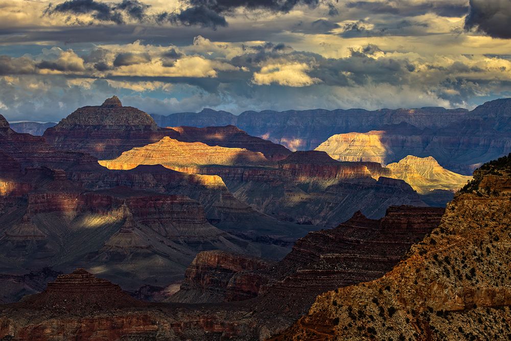 Vishnu Temple at sunset, Grand Canyon National Park, Arizona art print by Adam Jones for $57.95 CAD