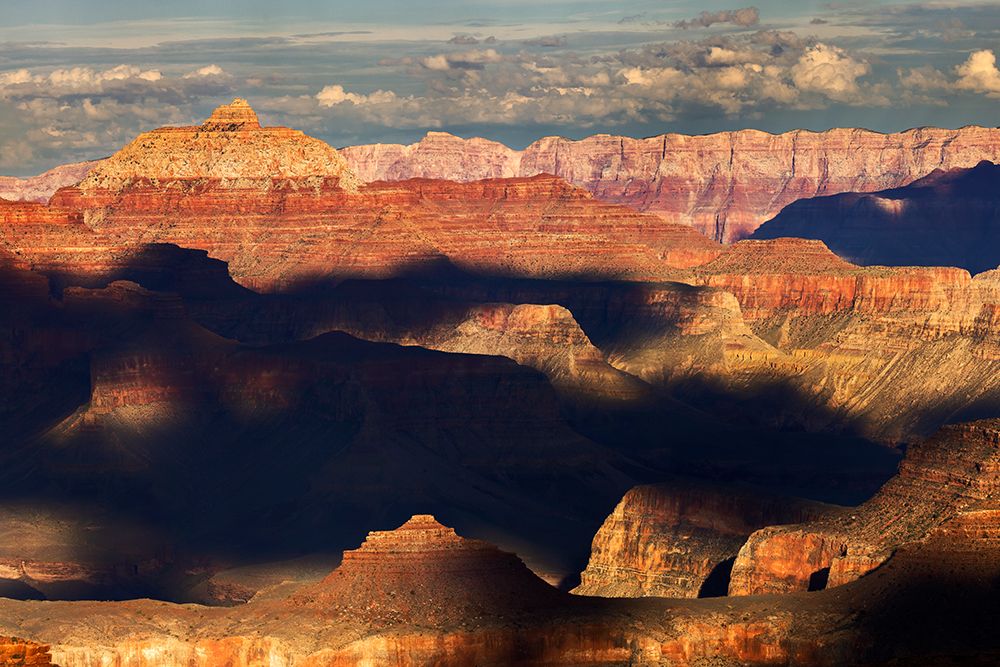Vishnu Temple at sunset from south rim, Grand Canyon National Park, Arizona art print by Adam Jones for $57.95 CAD