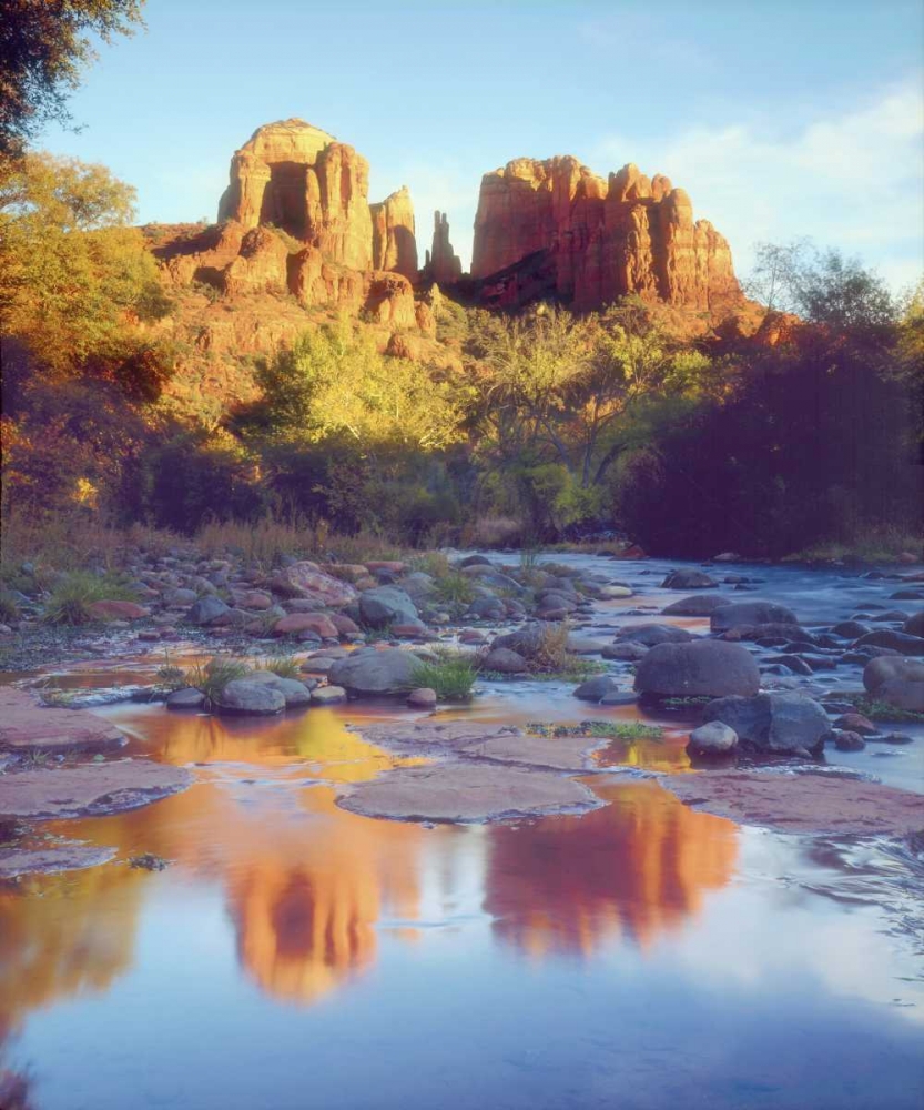 Arizona, Sedona Cathedral Rock and Oak Creek art print by Christopher Talbot Frank for $57.95 CAD