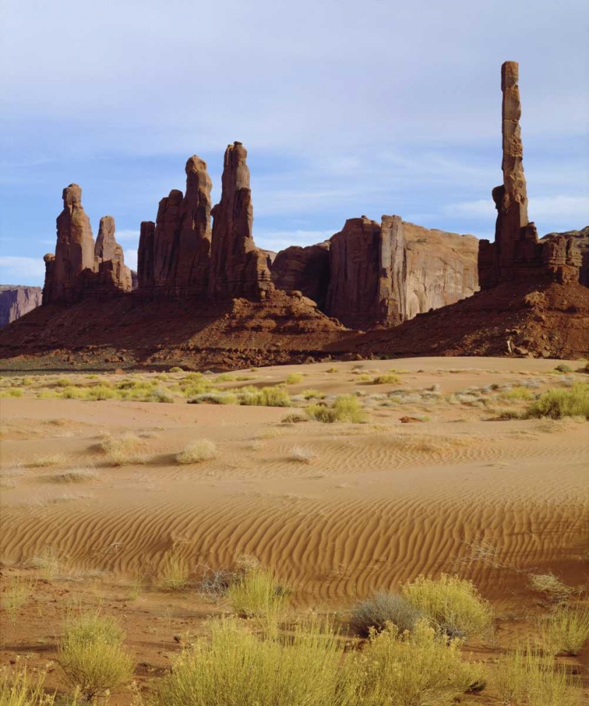 AZ, Monument Valley Sandstone spires in plateau art print by Christopher Talbot Frank for $57.95 CAD