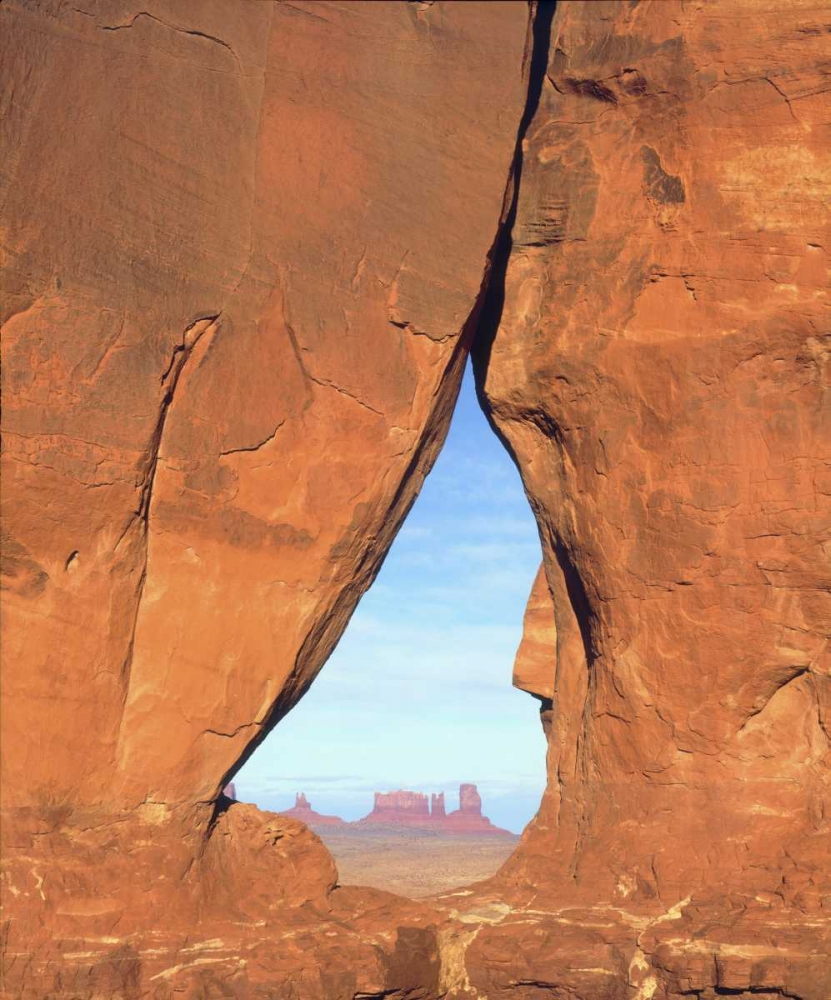 AZ, Formations through famous Teardrop Window art print by Christopher Talbot Frank for $57.95 CAD