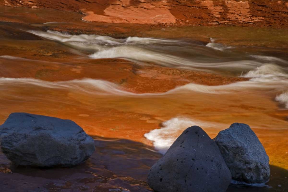 Arizona, Sedona Oak Creek in Slide Rock SP art print by Don Paulson for $57.95 CAD