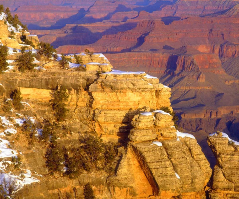 USA, Arizona, Grand Canyon NP in winter art print by Christopher Talbot Frank for $57.95 CAD