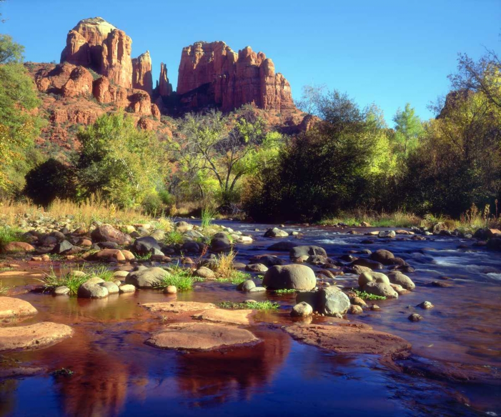 Arizona, Sedona Cathedral Rock and Oak Creek art print by Christopher Talbot Frank for $57.95 CAD