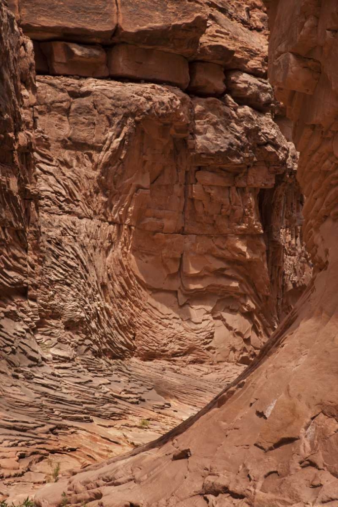 AZ, Grand Canyon, Pattern in sandstone formations art print by Don Grall for $57.95 CAD