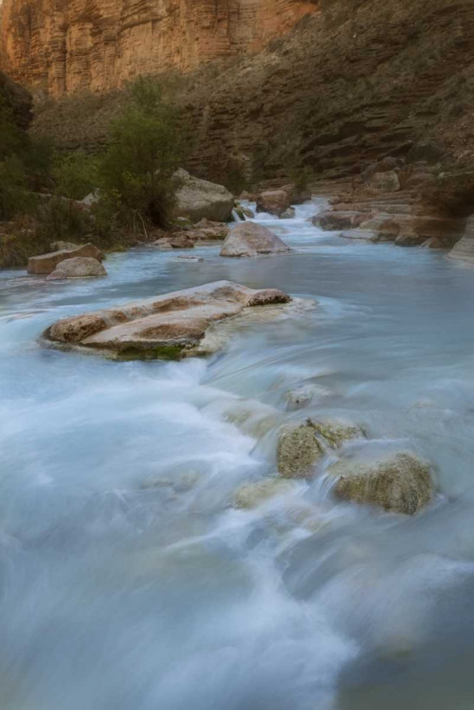 AZ, Grand Canyon, Havasu Creeks through canyon art print by Don Grall for $57.95 CAD