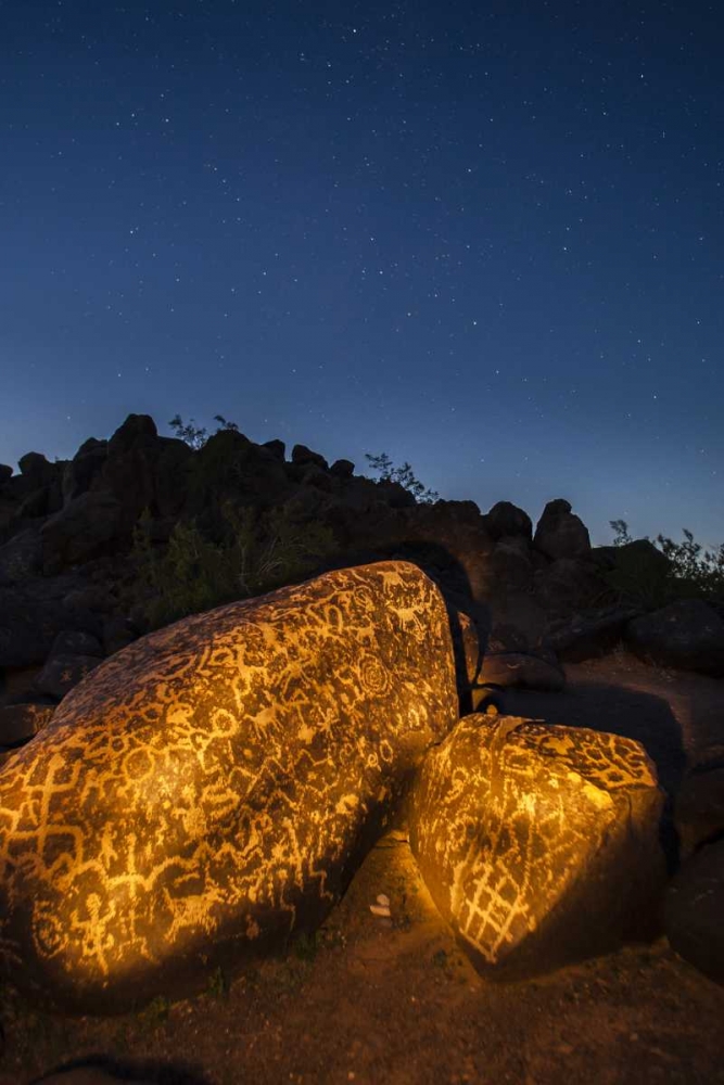 Arizona, Painted Rocks Rocks with petroglyphs art print by Cathy and Gordon Illg for $57.95 CAD